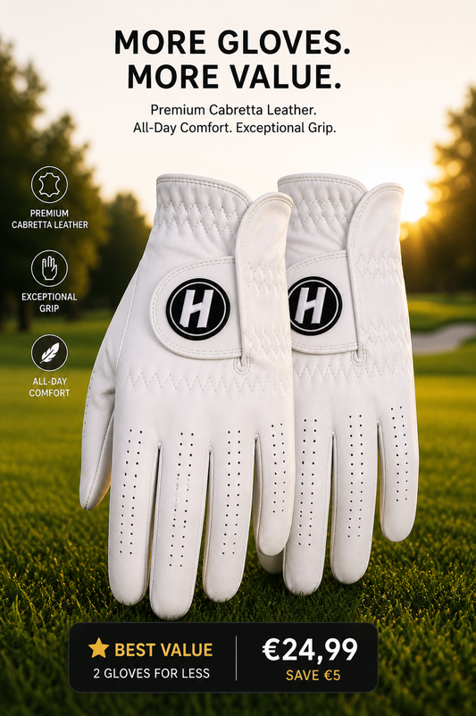 2P - Premium Cabretta Golf Glove, Men⭐Best Value