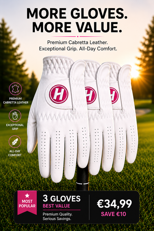 3P - Premium Cabretta Golf Glove, Lady🔥Most Popular